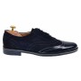 Pantofi casual barbati din piele naturala bleumarin L870LVBLM